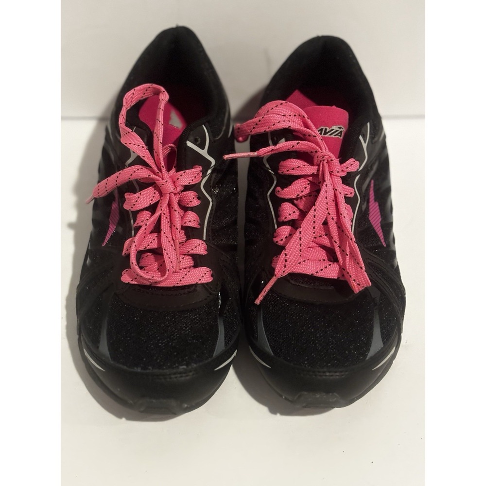AVIA‎ Women's Black Pink Shock Bound Heel Ladies Sneakers Shoe Size 7.5 CrossFit